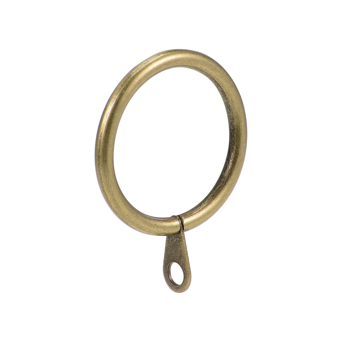 uxcell Uxcell Curtain Ring Metal 32mm Inner Dia Drapery Ring for Curtain Rods Bronze 28 Pcs