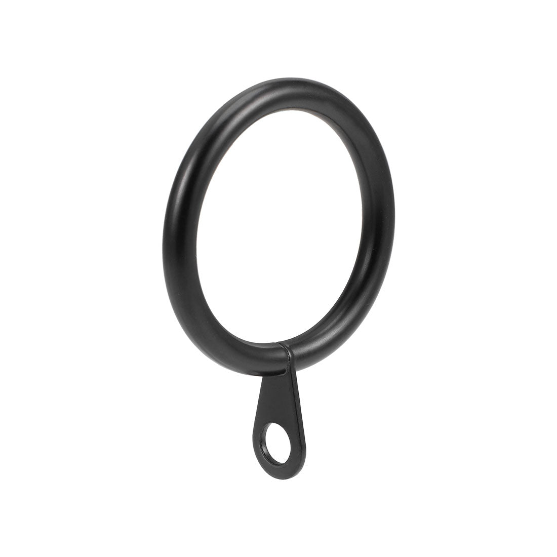 uxcell Uxcell Curtain Rings Metal 28mm Inner Dia Drapery Ring for Curtain Rods Black 14 Pcs