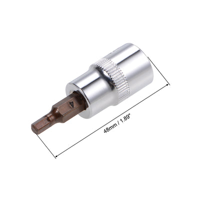 Harfington Uxcell Hex Bit Sockets, S2 Steel Bits, CR-V Sockets (for Hand Use Only)