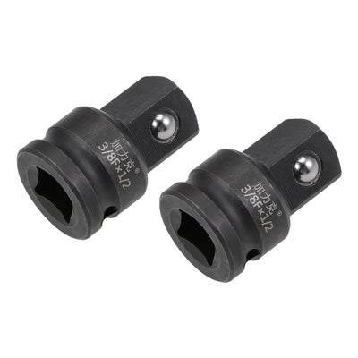 uxcell Uxcell Impact Socket Adapter and Reducer 3/8-Inch F to 1/2-Inch M Cr-Mo Steel 2 Pcs