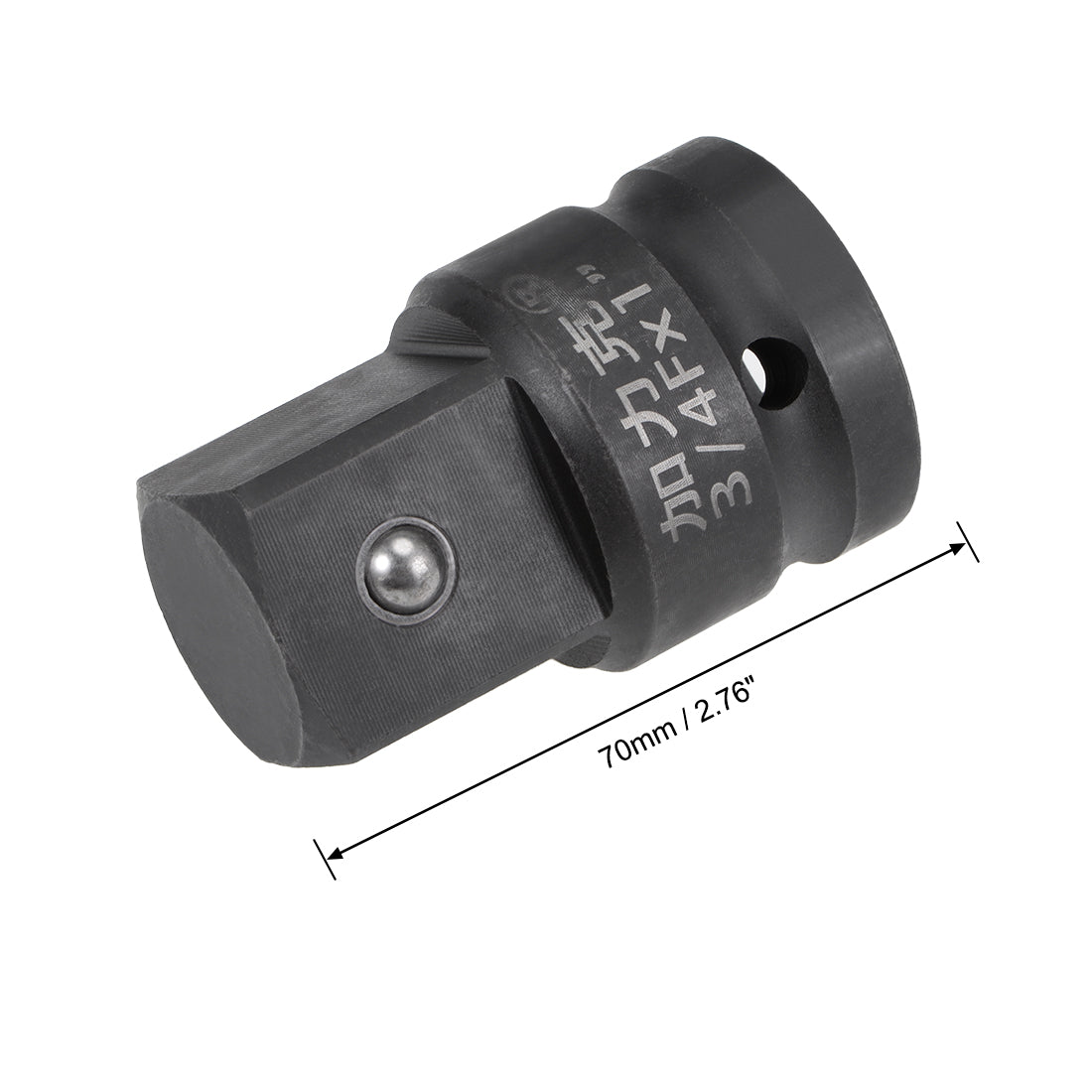 uxcell Uxcell Impact Socket Reducer and Adapter for Ratchet Wrenches, Female to Male, Cr-Mo