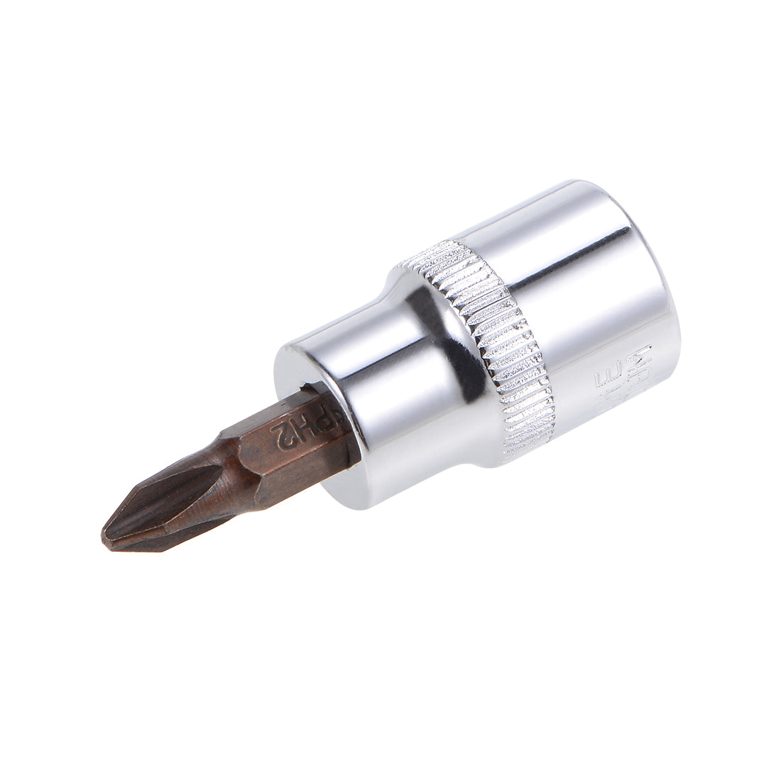 Uxcell Uxcell 3/8" Drive x PH3 Phillips Bit Socket, Standard Metric, S2 and Cr-V Steel