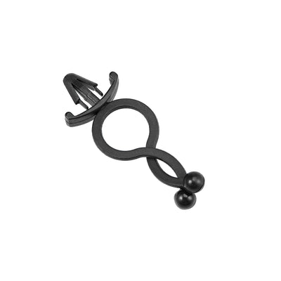 Harfington Uxcell Twist Lock Cable Wire Ties Nylon U Shape Save Place 10mm Dia Black 200pcs
