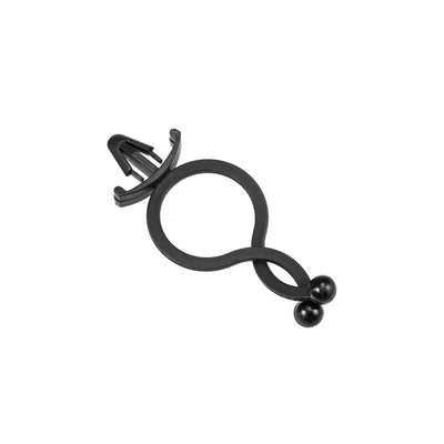 Harfington Uxcell Twist Lock Cable Wire Ties Nylon U Shape Save Place 15mm Dia Black 100pcs