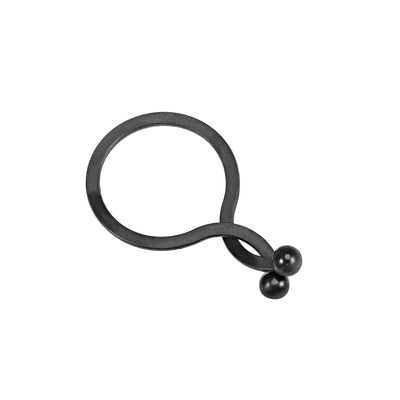 Harfington Uxcell Twist Lock Cable Wire Ties Nylon U Shape Save Place 18mm Dia Black 100pcs