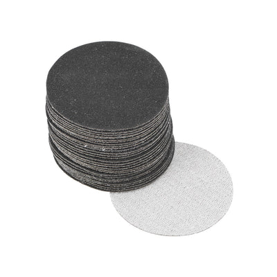 Harfington Uxcell 2 inch Wet Dry Disc 240 Grit Hook and Loop Sanding Disc Silicon Carbide 30pcs