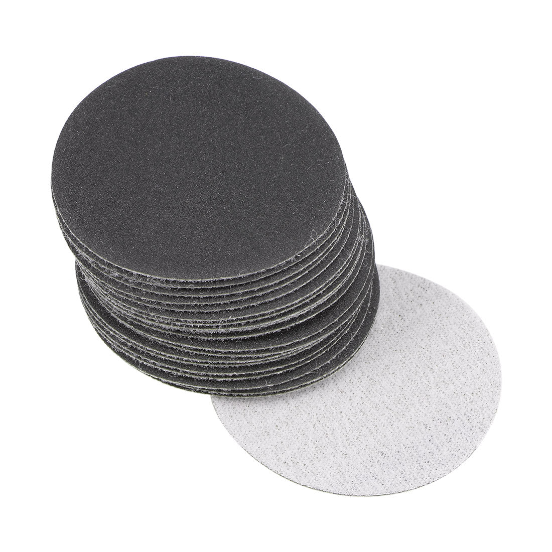 uxcell Uxcell 2 inch Wet Dry Disc 400 Grit Hook and Loop Sanding Discs Silicon Carbide 20pcs