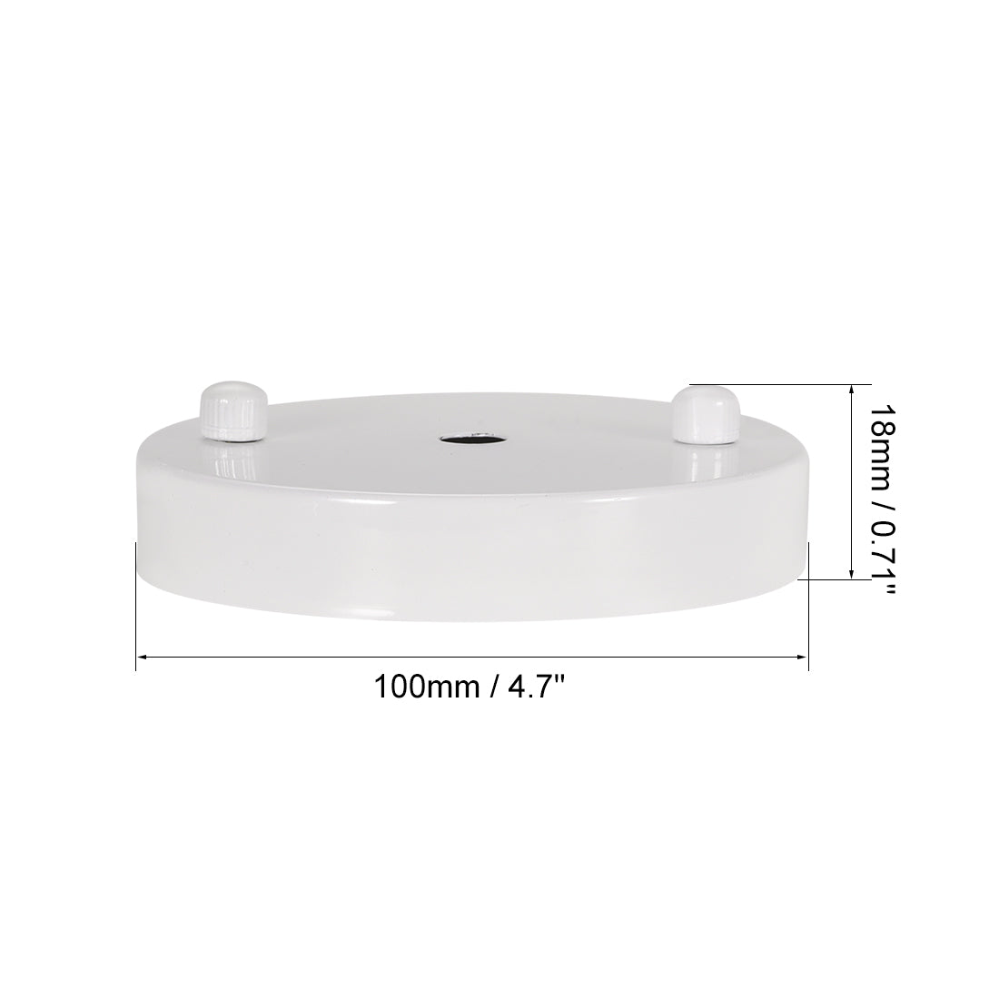 Uxcell Uxcell Retro Light Canopy Kit Pendant Lighting Ceiling Plate 100mm 3.9Inch White