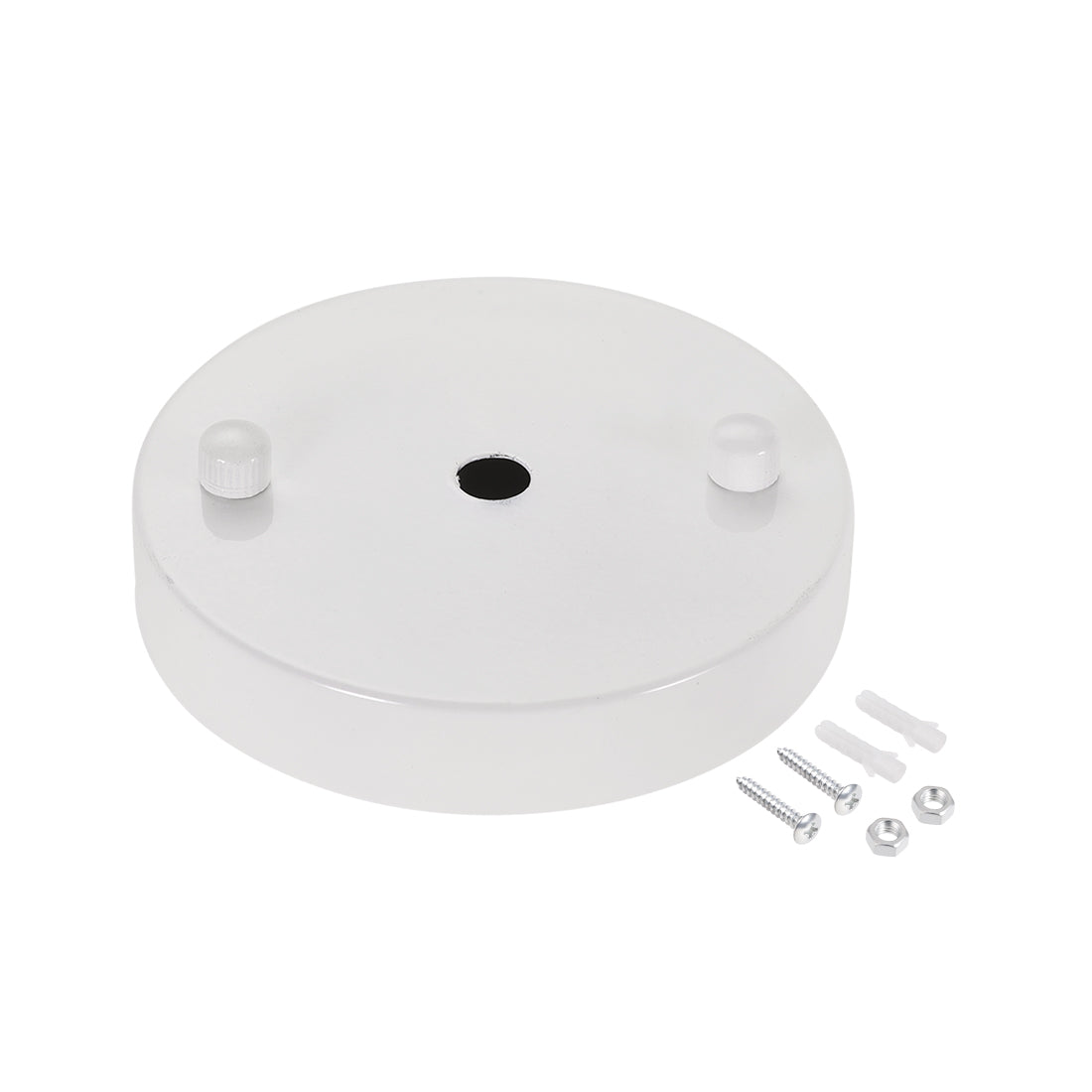 Uxcell Uxcell Retro Light Canopy Kit Pendant Lighting Ceiling Plate 100mm 3.9Inch White