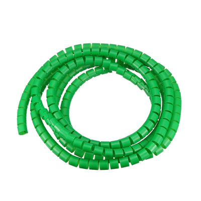 Harfington Uxcell Cable Management Sleeve Wire Wrap Cord Organizer 14mmx16mm 3 Meters Length Green