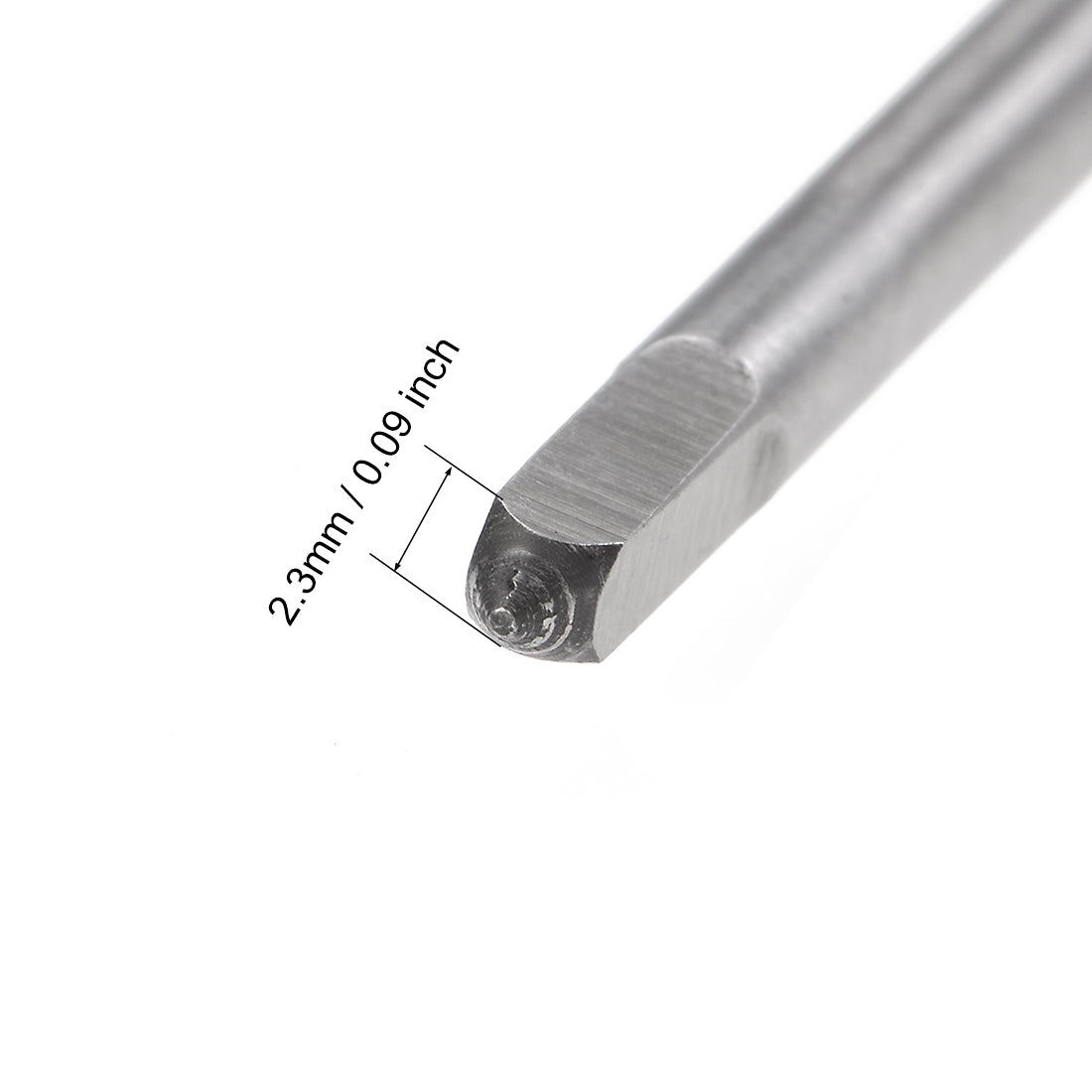 uxcell Uxcell Machine Tap 4-40 UNC Thread Pitch 3 Flutes High Speed Steel 2A Tolerance