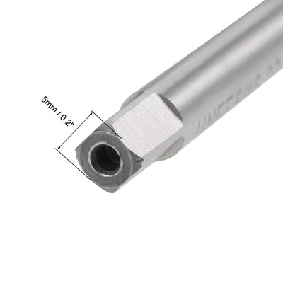 Harfington Uxcell Machine Tap 5/16-32 UNEF Thread Pitch 2B 3 Flutes High Speed Steel for Tapping Drilling Machine