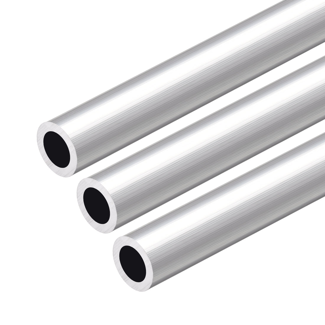 uxcell Uxcell 6063 Aluminum Round Tube, Straight Pipe Tubing