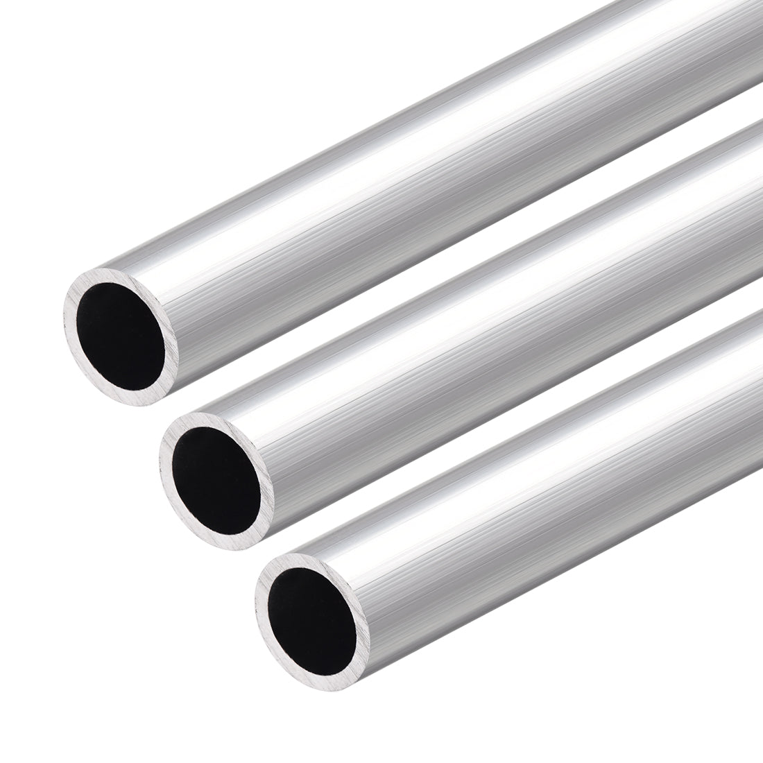 uxcell Uxcell 6063 Aluminum Round Tube, Straight Pipe Tubing