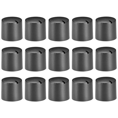 uxcell Uxcell 15Pcs 6mm Shaft Hole Knob for Speaker Effect Pedal Amplifier Potentiometer Knob 14x14mm