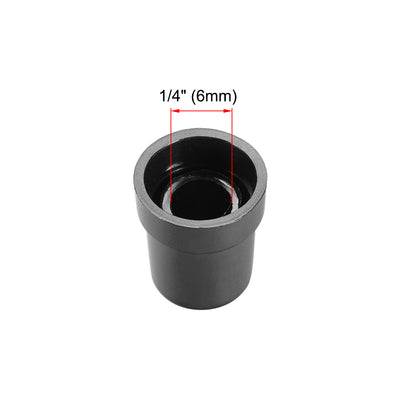 Harfington Uxcell 15Pcs 6mm Shaft Hole Knob for Speaker Effect Pedal Amplifier Potentiometer Knob 13x15.5mm