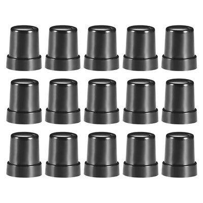 uxcell Uxcell 15Pcs 6mm Shaft Hole Knob for Speaker Effect Pedal Amplifier Potentiometer Knob 13x15.5mm