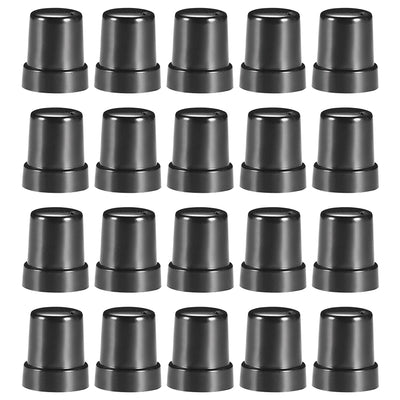 uxcell Uxcell 20Pcs 6mm Shaft Hole Knob for Speaker Effect Pedal Amplifier Potentiometer Knob 13x15.5mm