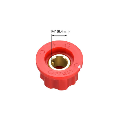 Harfington Uxcell Shaft Hole Potentiometer Volume Control Rotary Knobs