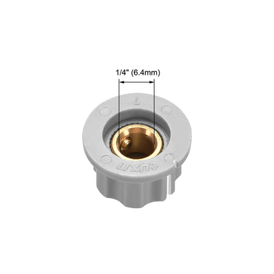 Harfington Uxcell Shaft Hole Potentiometer Volume Control Rotary Knobs