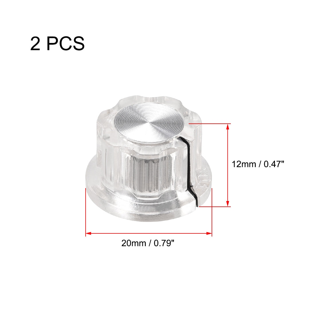 uxcell Uxcell Shaft Hole Potentiometer Volume Control Rotary Knobs