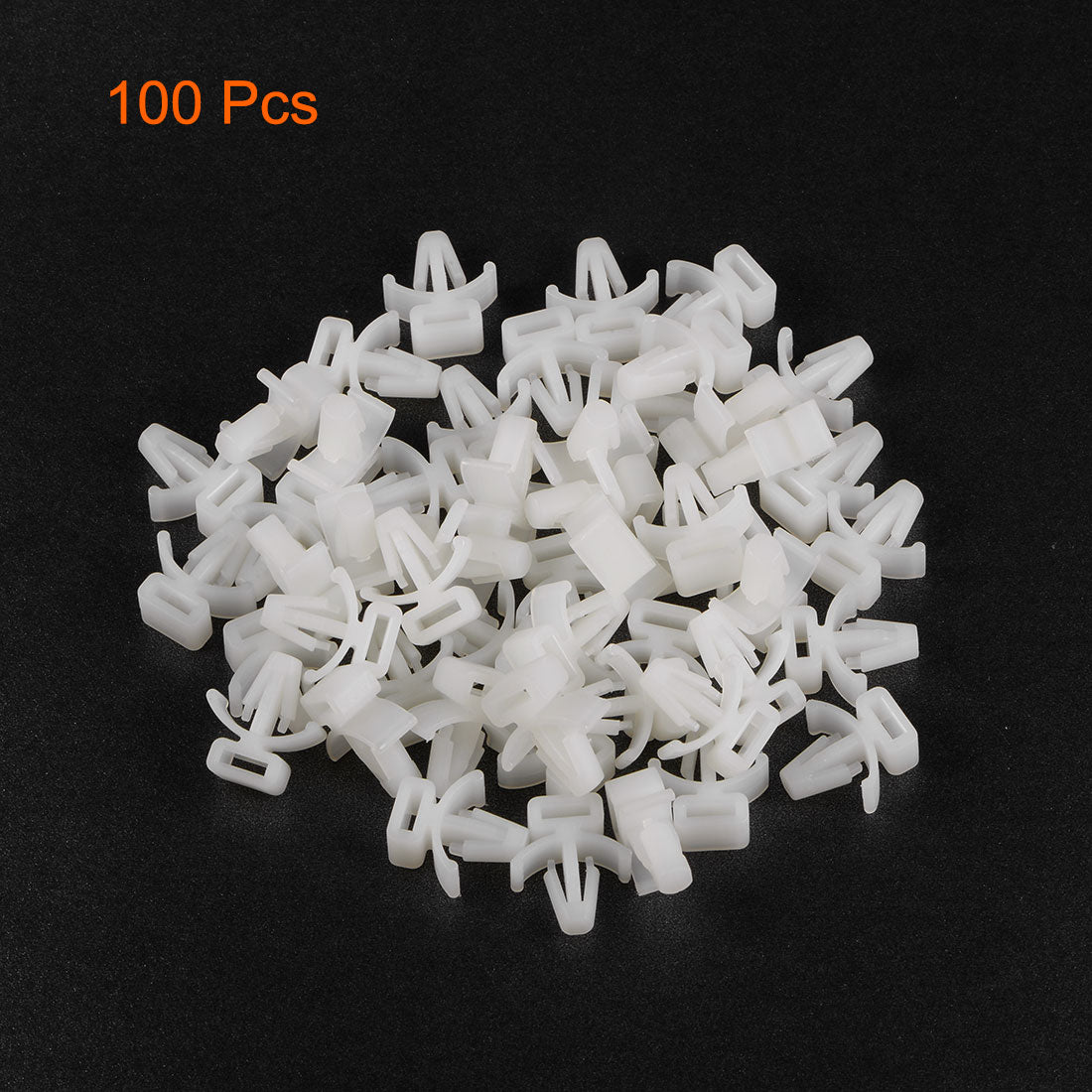 uxcell Uxcell Cable Tie Base Saddle Type Mount Wire Holder Permanently Anchor To Wall Desk 17x15x7mm White 100pcs