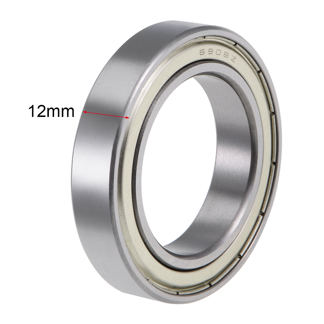 uxcell Uxcell Deep Groove Ball Bearings Metric Double Shielded High Carbon Steel Z2
