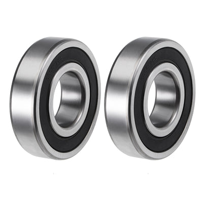 Harfington Uxcell Deep Groove Ball Bearings Metric Double Sealed High Carbon Steel Z2 Bearing