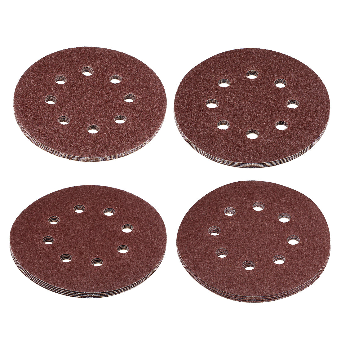 Uxcell Uxcell 20pcs 5 inch 8 Hole Sanding Disc 320/400/600/800 Grit