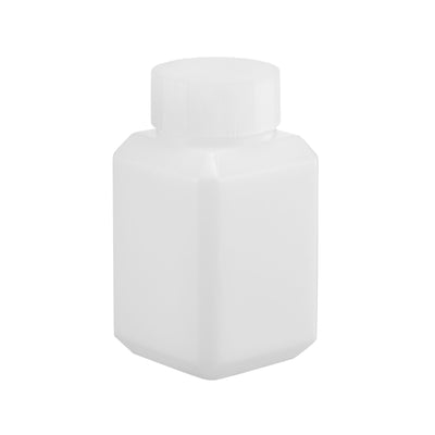 uxcell Uxcell Plastic Reagent Bottle, 60ml/2 Oz Liquid/Solid Storage Bottles Translucent 5pcs