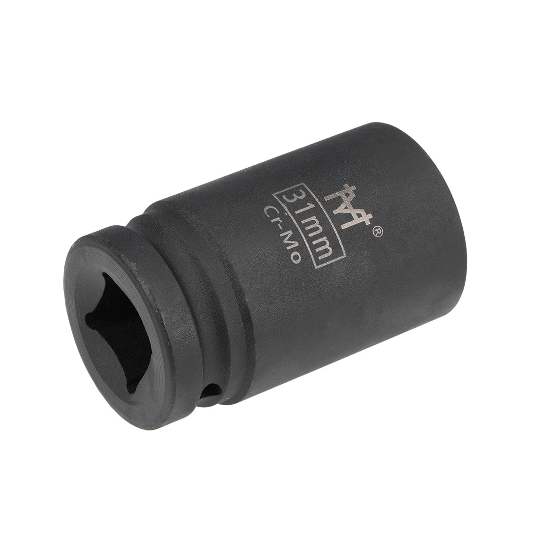 uxcell Uxcell Drive by Deep Impact Socket, 6-Point, Cr-Mo Alloy Steel, Metric