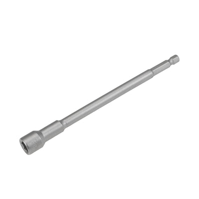 Harfington Uxcell 1/4" Quick-Change Hex Shank 6mm Magnetic Nut Sockets Driver Wrench, 150mm Length