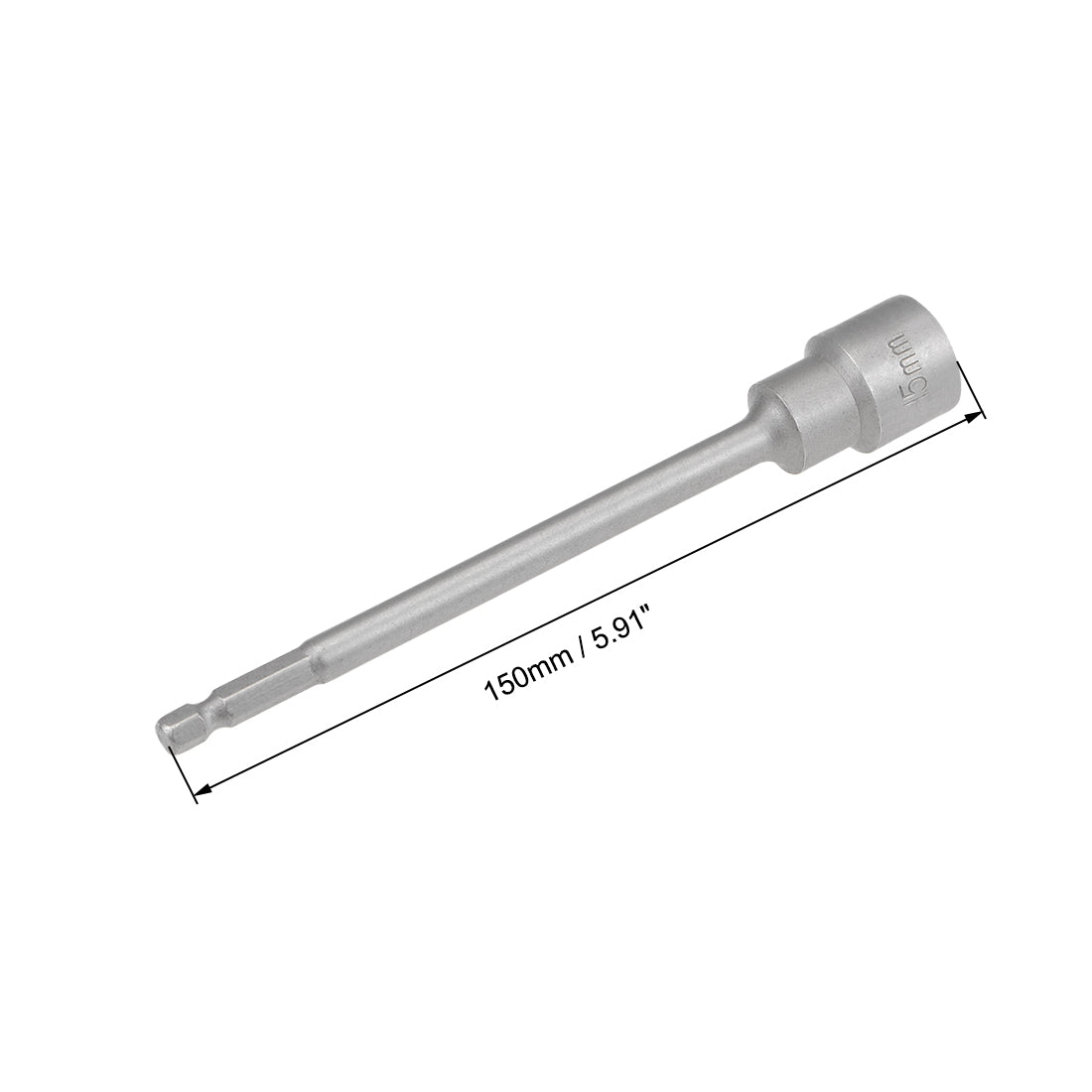 Uxcell 1/4" Quick-Change Hex Shank 6mm Magnetic Nut Sockets Driver ...