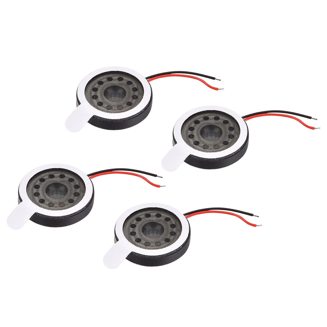 uxcell Uxcell 1W 8 Ohm 16mm Dia Speaker with Wire for Electronic Projects 4pcs