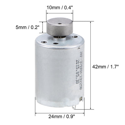 Harfington Uxcell Vibration Motors DC 12V 250mA 7500RPM Vibrating Motor Strong Power for DIY Electric  42x24mm