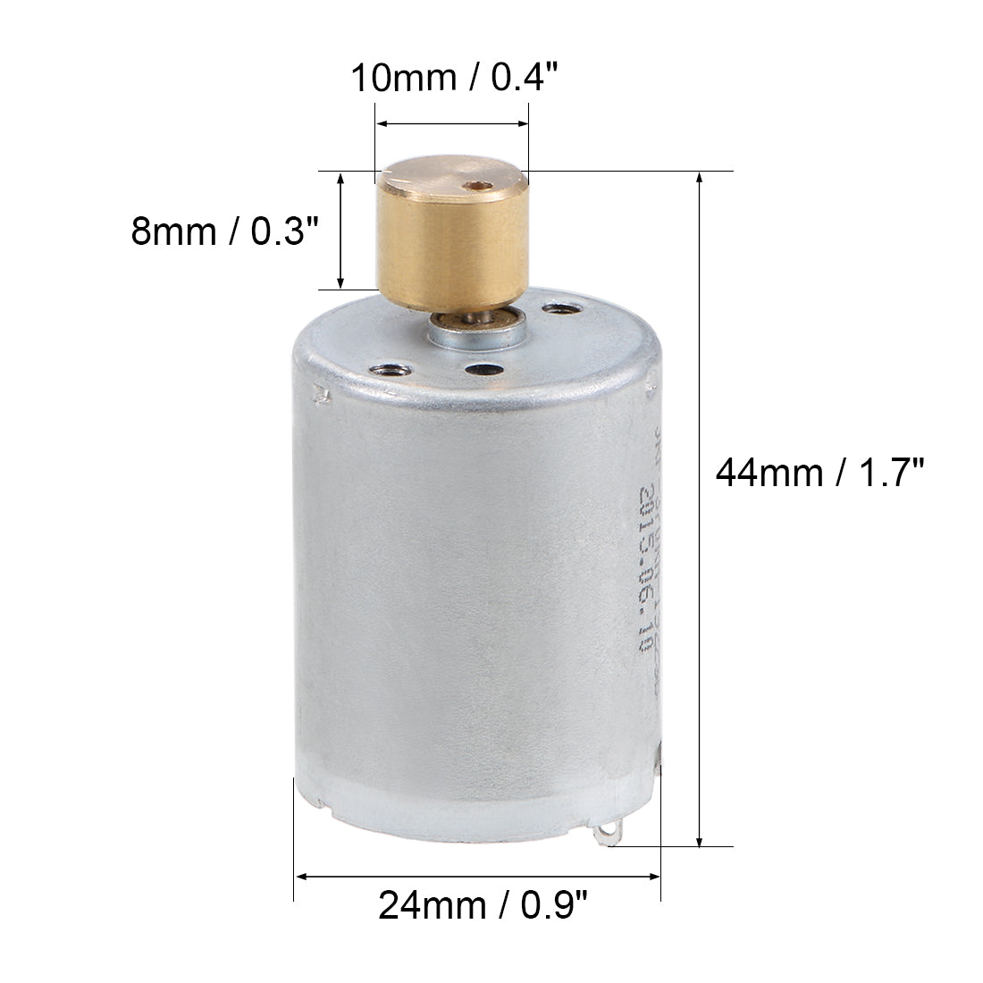 uxcell Uxcell Vibration Motors DC 12V 380mA 8000RPM Vibrating Motor Strong Power for DIY Electric  Massager 44x24mm 2Pcs