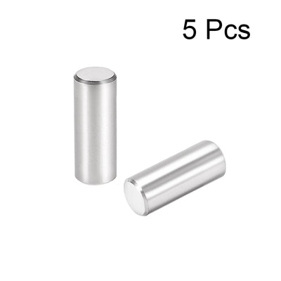 Harfington Uxcell 5Pcs Dowel Pin 304 Stainless Steel Cylindrical Shelf Support Pin