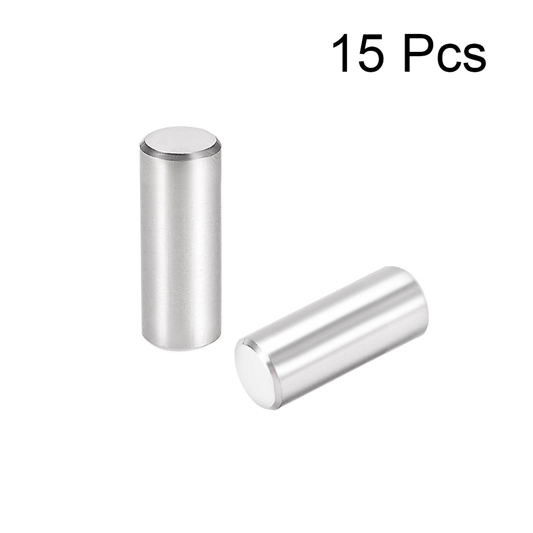 uxcell Uxcell 15Pcs Dowel Pin 304 Stainless Steel Cylindrical Shelf Support Pin