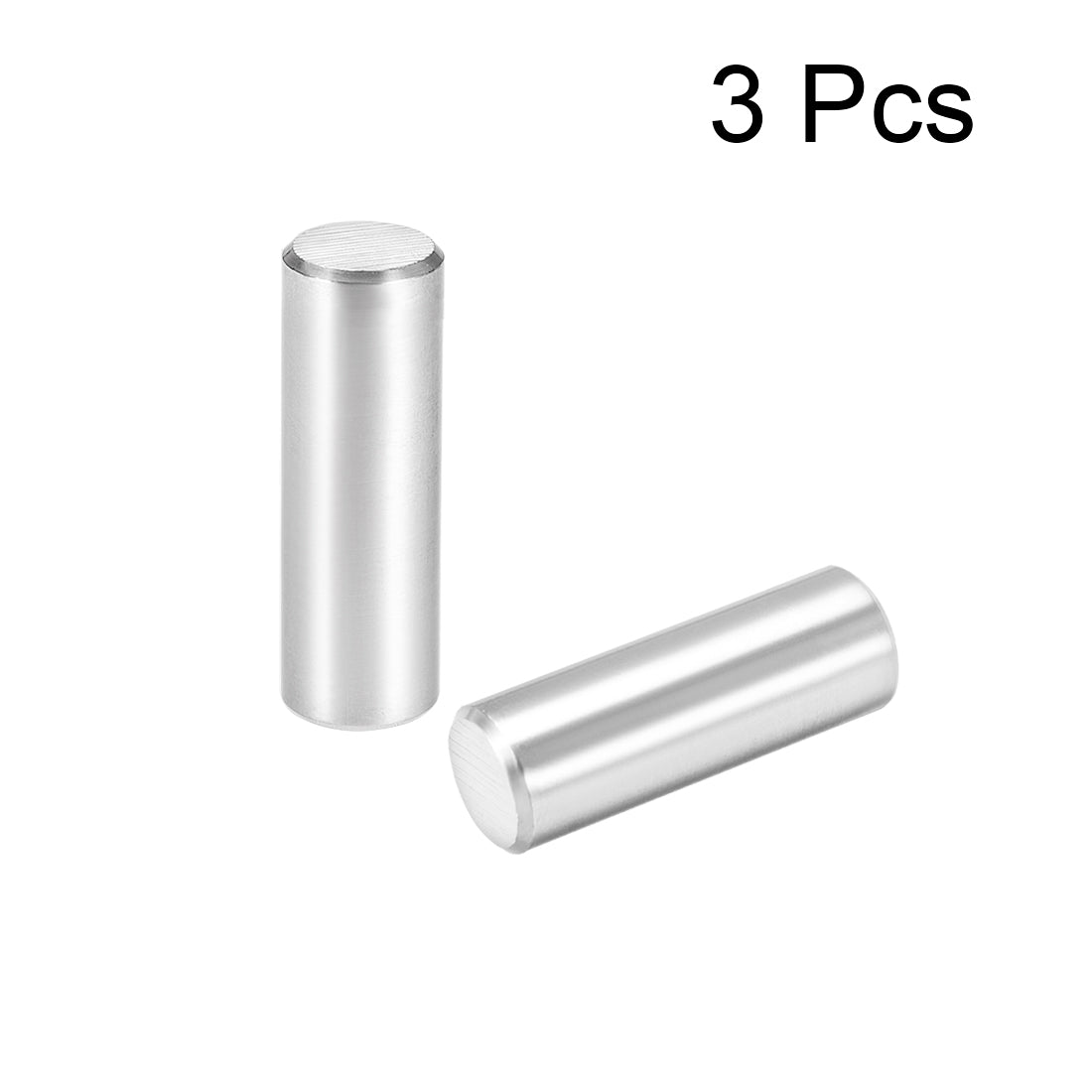 uxcell Uxcell 3Pcs Dowel Pin 304 Stainless Steel Cylindrical Shelf Support Pin