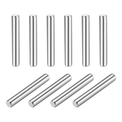 uxcell Uxcell 10Pcs  Dowel Pin 304 Stainless Steel Cylindrical Shelf Support Pin