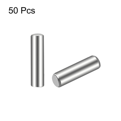 Harfington Uxcell 50Pcs Dowel Pin 304 Stainless Steel Cylindrical Shelf Support Pin
