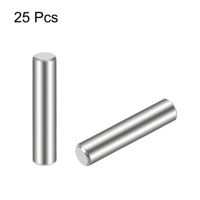 Harfington Uxcell 25Pcs Dowel Pin 304 Stainless Steel Cylindrical Shelf Support Pin