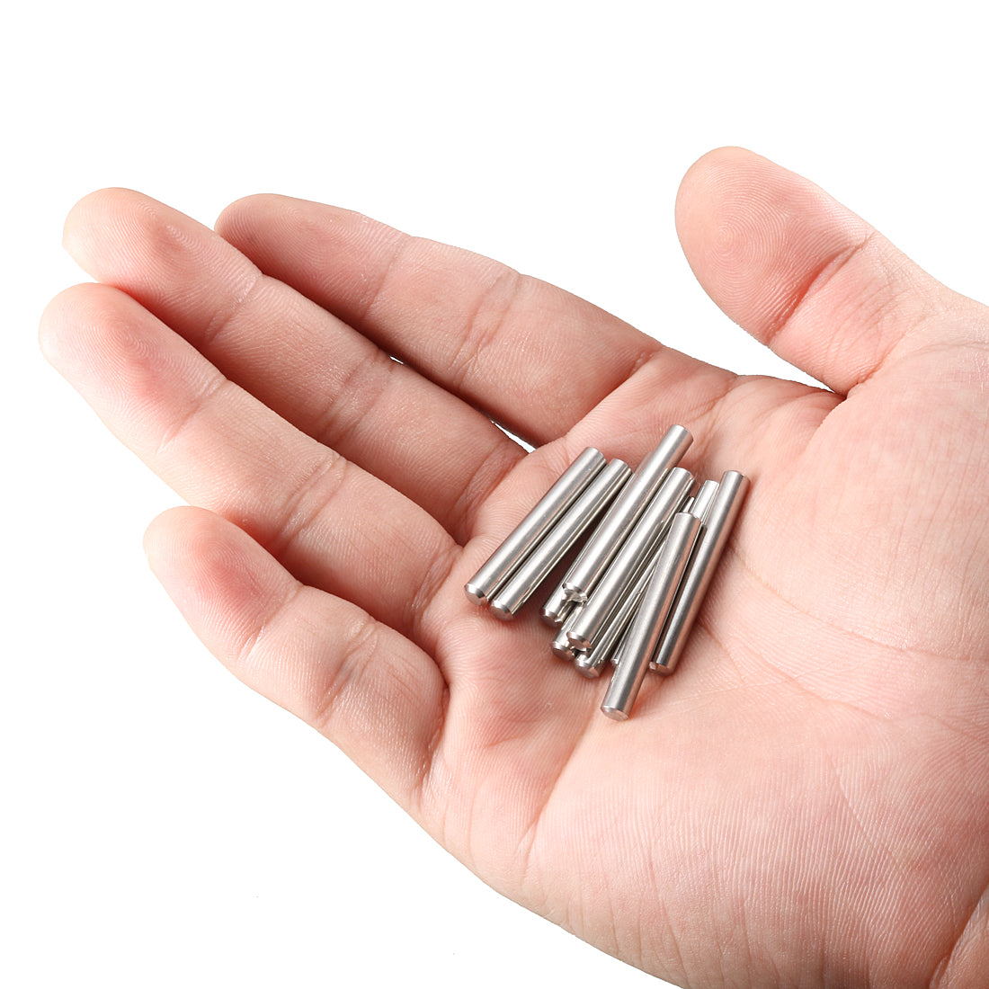 uxcell Uxcell 10Pcs 4mm x 30mm Dowel Pin 304 Stainless Steel Cylindrical Shelf Support Pin