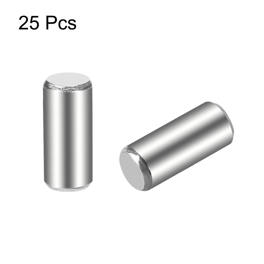 uxcell Uxcell 25Pcs Dowel Pin 304 Stainless Steel Cylindrical Shelf Support Pin