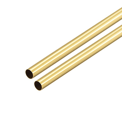 Harfington Uxcell Brass Round Tube Straight Pipe Tubing