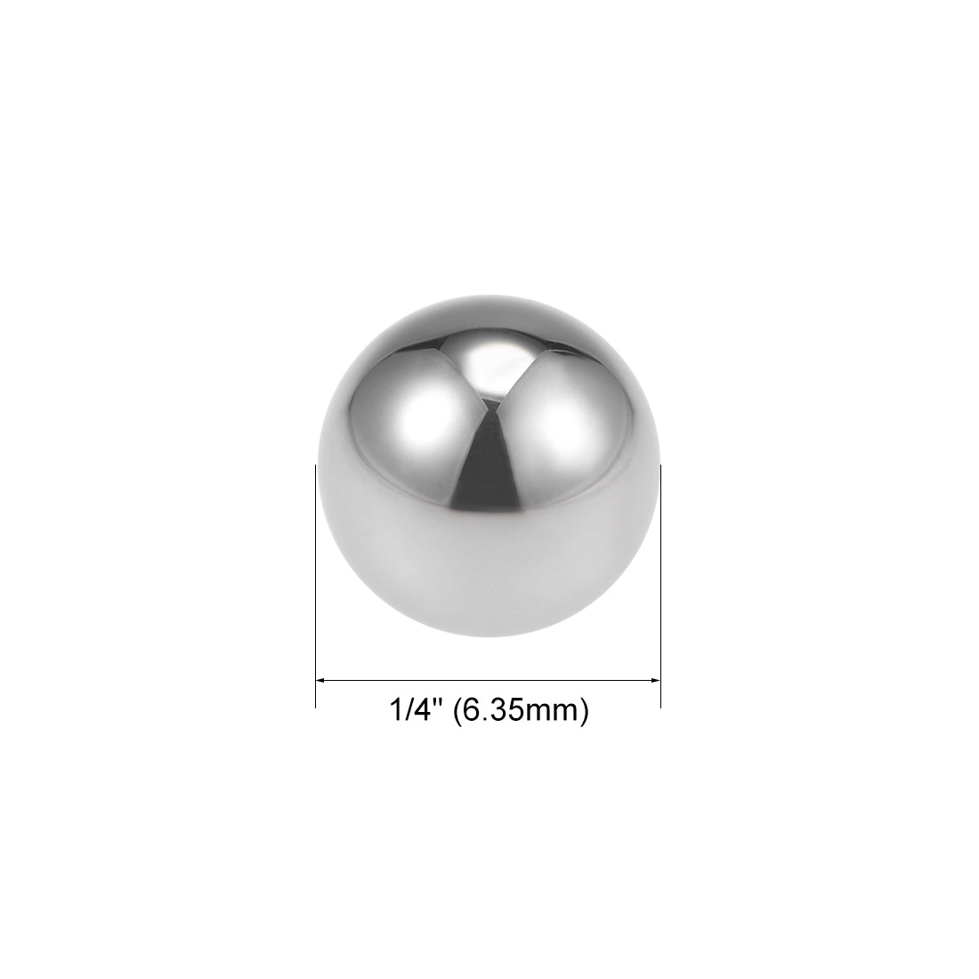 Uxcell Uxcell 1/4" Bearing Balls Tungsten Carbide G25 Precision Balls 2pcs