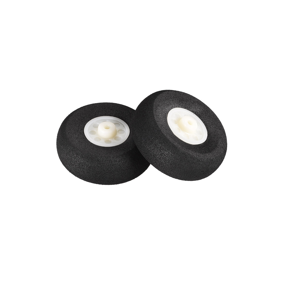 uxcell Uxcell RC Airplane Wheels - 2PCS RC Airplane Aircraft Sponge Wheels 1.5 inch x 0.08 inch