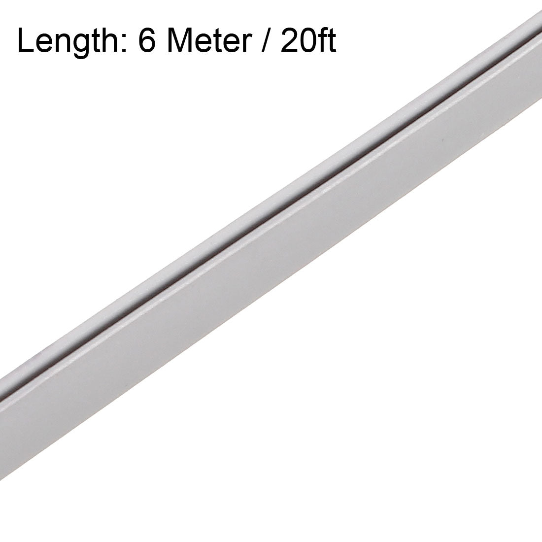 uxcell Uxcell Edge Trim U Seal Grey PVC Fits 1/64"- 1/16"Edge 20 Feet Length