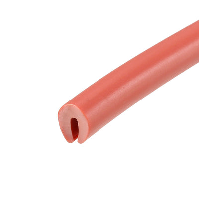 Harfington Uxcell Edge Trim U Seal Red PVC Fits 3/64"- 5/64"Edge 10 Feet Length