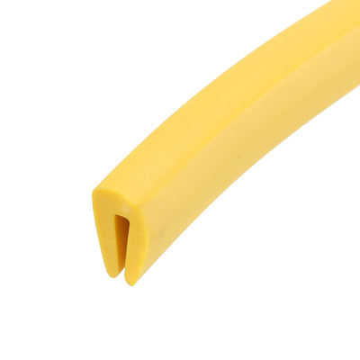 uxcell Uxcell Edge Trim U Seal Yellow PVC Fits 1/32"- 1/16"Edge 10 Feet Length